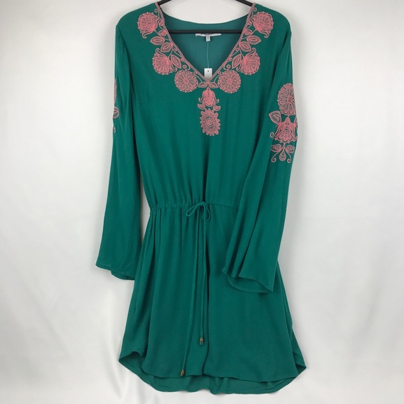 Stitch Fix Dresses & Skirts - ⬇️$40 Stitch Fix Olive & J Green Floral Dress M